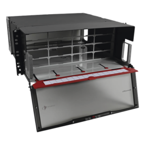 Distribuidor de Fibra Óptica de Alta Densidad / 4 UR / 16 Placas Plug and Play / Hasta 384 Fibras / Rack 19" (48.26 cm)