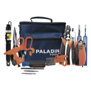 Kit de Herramientas para Fibra Óptica / Localizador Visual de Fallos / Desforradora 3 Posiciones / Tijeras Kevlar / Limpieza LC/SC/ST/FC