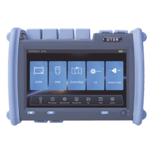 OTDR de Alto Rendimiento / Pantalla 7" / 1310nm, 1550nm, 1625nm / Zona Muerta 0.8m (2.62 pies) / VFL 5mW / Alcance 420 km