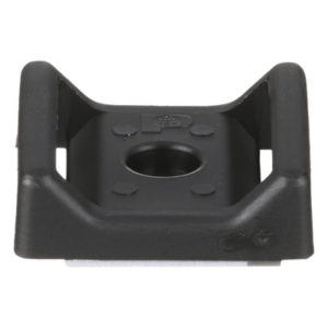 Sujetador para Cable con Adhesivo / 28.5 x 28.5 mm (1.12 x 1.12 in) / Nylon 6.6 / Interior / Paquete 100 pz