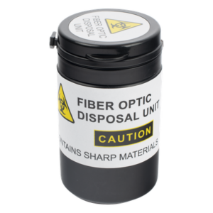 Bote para Deshechos de Fibra Óptica / 75 mm x 43 mm / PE / 80 ml / 2.95 x 1.69 in