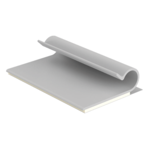 Clip Adhesivo Tipo J / Cables hasta 6.4 mm (0.25') / Carga 0.263 kg / PVC Gris / Interior / Paquete 100 pz