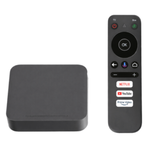 Decodificador Android TV / 4Kp60 HDR / Wi-Fi Dual Banda / Bluetooth 5.0 / HDMI 2.1 / 2 GB RAM 16 GB Almacenamiento
