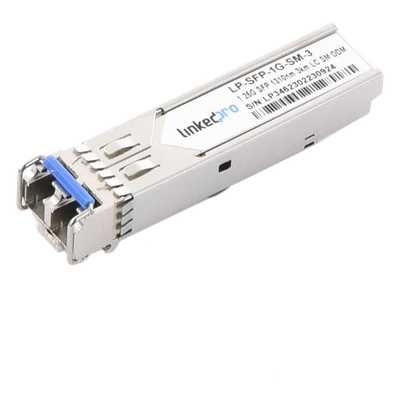 Transceptor Óptico SFP / 1.25 Gbps / Monomodo 1310 nm / Alcance 3 km (1.86 mi) / LC/UPC Dúplex / DDM