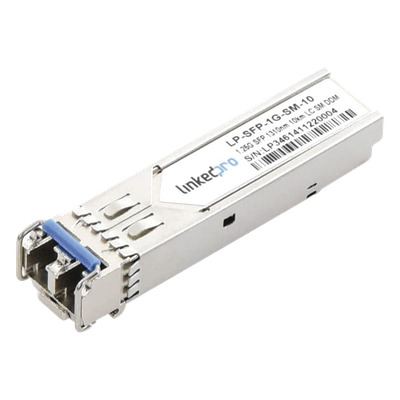 Transceptor Óptico SFP / Monomodo 1310 nm / 1.25 Gbps / 1000BASE-LX / LC/UPC Dúplex / DDM / 10 km (6.2 mi)