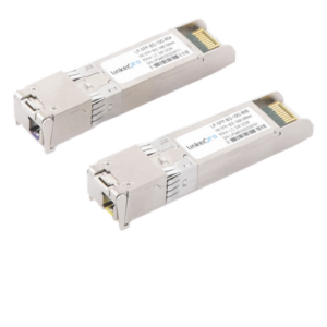 Transceptor Óptico SFP+ Bidireccional / 10 Gbps / Monomodo 1490/1550 nm / LC/UPC Simplex / DDM / Alcance 80 km (262.5 ft) / Hot-Pluggable / 2 Piezas