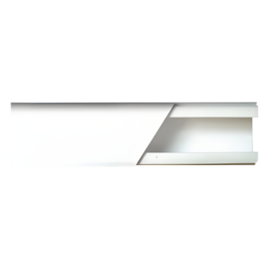 Canaleta PVC / 1 Vía / 20 x 17 mm / Tramo 2.5 m / Autoextinguible / Resistencia UV 500 hrs / -20°C a +85°C