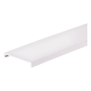 Cubierta de Conducto a Ras / 57.2 mm Ancho / 1.83 m Largo / PVC Sin Plomo / UL94 V-0 / Blanco