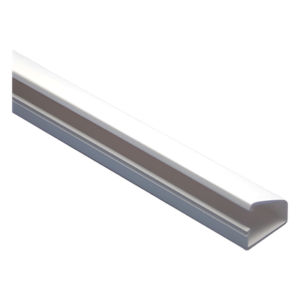 Canaleta Tipo Bisagra / PVC Autoextinguible / 20x10x1100 mm / Cinta Adhesiva / Paquete 4 Piezas