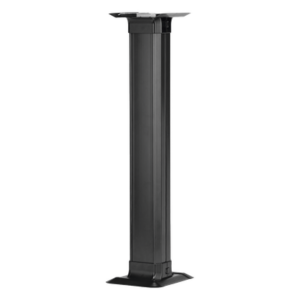 Accesorio de Conexión a Mesa / Canaleta de Piso 4 Vías / PVC Rígido / Carga 907 kg / Área 45.11 in² / ADA / Negro
