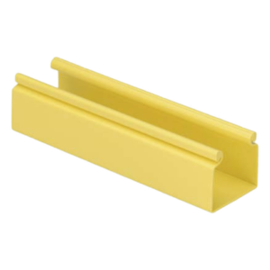 Canaleta para Cableado / 2x2 Pulgadas / 1.8 m (6 ft) / PVC Rígido 94V-0 / QuikLock / Sin Tapa / Amarillo