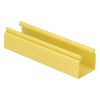 Canaleta para Cableado / 2x2 Pulgadas / 1.8 m (6 ft) / PVC Rígido 94V-0 / QuikLock / Sin Tapa / Amarillo