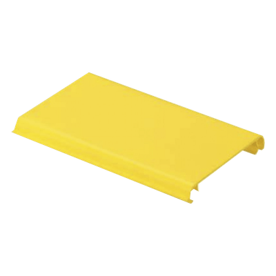 Tapa con Bisagra para Canaleta / Sistema 4x4 / PVC Rígido 94V-0 / Apertura 30° a 90° / 3 m (10 ft) / Amarillo