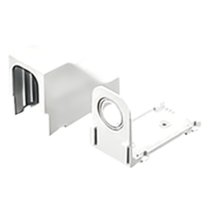 Accesorio para Techo Falso/Entrada / Conexión Tubería 1/2 a 1 In / Compatible Canaletas LD3, LD5 y LD10 / UL94V-0 / TIA/EIA