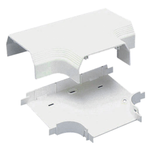 Accesorio en T para Canaleta / PVC Rígido / UL94V-0 / Radio de Curvatura 1 in / TIA/EIA / Aplicaciones Múltiples