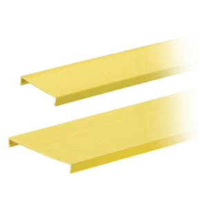 Tapa para Canaleta Ranurada / 4 in Ancho / 1828.8 mm (6 ft) Largo / PVC Sin Plomo / UL94 V-0 / Amarillo
