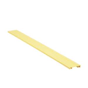 Tapa para Canaleta Ranurada / 2 in Ancho / 6 ft Largo / UL94 V-0 / PVC Sin Plomo / Amarillo
