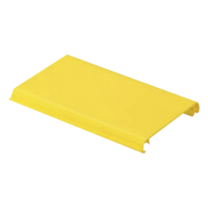 Tapa con Bisagra a Presión para Canaleta / Sistema 4x4 / PVC Rígido / Flamabilidad 94V-0 / 1.8 m (5.9 ft) / Amarillo