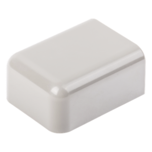 Tapa Final / ABS Resistente a Impactos / UL94V-0 / 0 a 50°C / Color Gris / Sin Herramientas