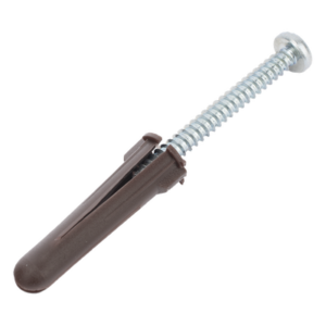 Kit de Fijación / Taquetes Doble Expansión / 10 Piezas / Tornillos 10 mm x 1 3/4" (44.5 mm) / Carga 120 kg