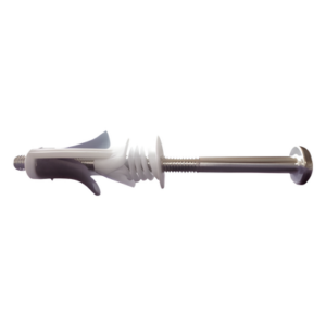 Taquete Tipo Mariposa / Tornillo Integrado 3" / Carga 20 kg / Resistencia Extracción 7 kg / 25 Piezas / -50°C a +80°C