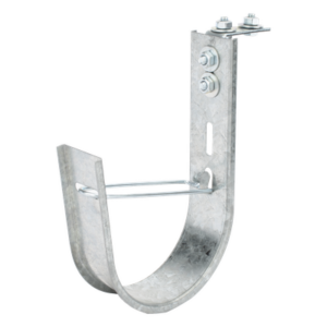 Gancho J-Hook para Cableado Estructurado / Capacidad 115 Cables Cat6 / Acero al Carbón / Fijación con Tornillería Incluida / Interior