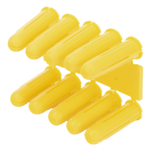 Taquete de Fijación / Doble Expansión Multidireccional / Tornillo 8 mm x 1" (25.4 mm) / 100 Piezas / Carga 50 kg / Rango Térmico -50°C a +80°C