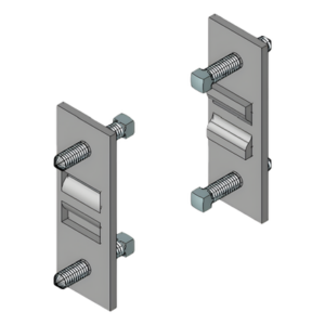 Mordaza Interior para Vigas / Acero 4.7 mm / Carga 360 kg / Electrogalvanizado / Par