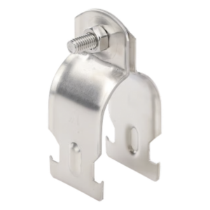 Abrazadera Tipo Strut / Acero Inoxidable 304 / Tubo 33.5 mm / Incluye Tornillo M6 / ISO 9001:2015
