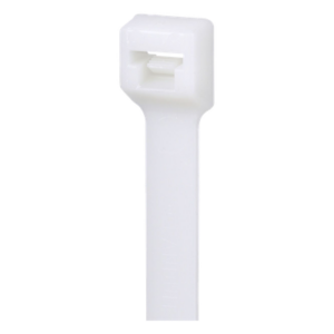 Cincho de Bloqueo / Nylon 6.6 / 142 mm (5.6 in) x 2.5 mm / Resistencia 18 lbs (80 N) / UL Listado / Espacios Plenum / 1000 Piezas