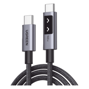 Cable USB-C a USB-C / Carga Rápida 100W / Transferencia 480 Mbps / Nylon Trenzado / 1 m (3.3 ft)