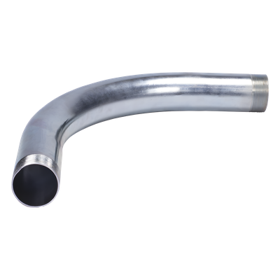 Codo 90° Galvanizado / 3/4" (19mm) / Pared Gruesa / Rosca Estándar / Esmalte Interno / NMX-J-536-ANCE-2008