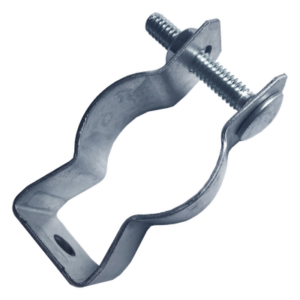 Abrazadera Clip / 1" (32-38 mm) / Cincado Electrolítico 5 micras / Varilla 1/4" / Monobloque Antideslizante / 62 mm Longitud
