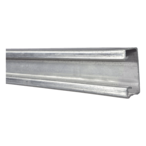 Canal Unicanal Sólido / 4 x 2 cm (1.57 x 0.79 in) / Acero Pregalvanizado 1.52 mm / Longitud 3 m (9.84 ft) / Refuerzo Estructural / 0.9 kg/m