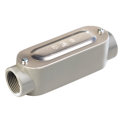 Caja Condulet Tipo C / 1" NPT / Aluminio Diecast / Volumen 185 cm³ / 3 Conductores #4 AWG / UL y CSA