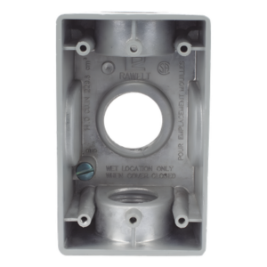 Caja Condulet / 1" (25.4 mm) / Tres Bocas / Aluminio Diecast / A Prueba de Intemperie / NPT / Volumen 246 cm³