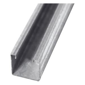 Unicanal Sólido / 4 x 4 cm / 3 m (9.8 ft) / Galvanizado en Caliente / Perfil Cuadrado / Estructuras Industriales