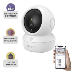 Cámara PT IP / 3K 5 Megapixel / Visión Nocturna Color 10 m (32.8 ft) / Wi-Fi Dual-Band / Audio Bidireccional / Rotación 340°