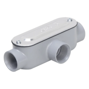 Caja Registro Tipo T / 1/2 in (12.7 mm) / Aluminio / NEMA 3R / UL / 4.3 in³ / Rígido e IMC