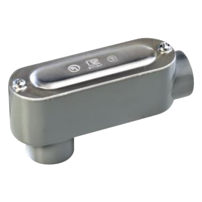 Caja de Registro Ovalada / Tipo LB / 2" (50.8 mm) / Rosca NPT / Aluminio Diecast / Tapa y Tornillos Incluidos