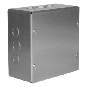 Caja de Conexiones / Acero Galvanizado / 12 x 12 x 4.188 in / 6 Entradas Laterales-Finales / UL Listed