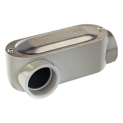 Caja de Registro Ovalada / Roscada NPT 1/2" (12.7 mm) / Aluminio Diecast / Hermética / UL y CSA