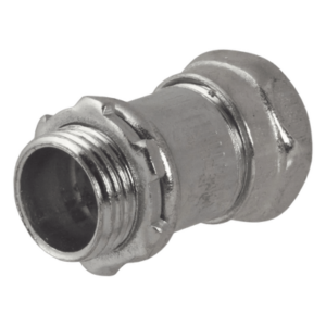 Conector de Compresión / Pared Delgada / 1/2 in / Acero Galvanizado / 1.004 x 1.004 in