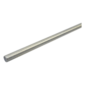 Varilla Roscada / 1/2" (13 mm) / 3 m (9.8 ft) / Galvanizada Electrolítica / SAE 1018 / Resistencia 600 MPa