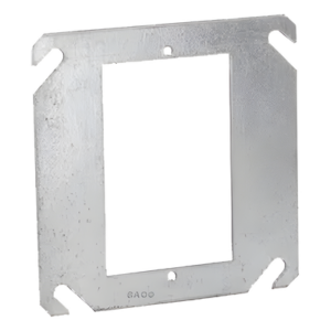 Sobretapa Plana / 4 in x 4 in / Acero Galvanizado / UL Listed / Resistente al Fuego
