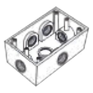 Caja Condulet / 6 Bocas / 3/4" (19.05 mm) / Aluminio Diecast / NPT / Intemperie