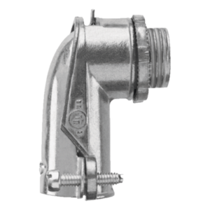 Conector Curvo para Tubo Flexible / 3/8" (10 mm) / Diámetro 30 mm / Largo 46 mm / Acabado Resistente a Corrosión