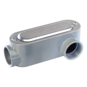 Caja de Conexión Ovalada / Rosca NPT 1 1/2" (38.1 mm) / Tipo LL / Aluminio Diecast / Hermética / UL y CSA