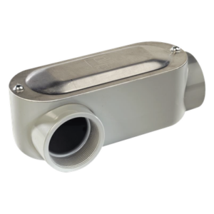 Caja de Conexión Ovalada / Rosca NPT 1 1/2" (38.1 mm) / Tipo LR / Aluminio Diecast / Hermética / UL y CSA