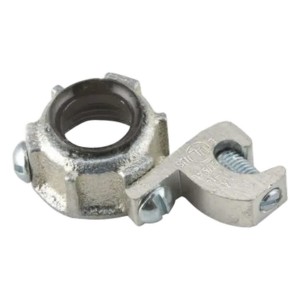 Conector para Conduit Rígido IMC / 1 1/2 in (38.1 mm) / Hierro Maleable / Conexión a Tierra #4 Trenzado / UL y CSA